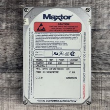 Maxtor 7345AT 3.5in PATA IDE Internal Desktop Drive 1993 Silver Vintage Retro PC picture