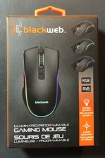 Blackweb Illuminated Programmable WIRED Gaming Mouse NEW picture