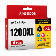4PK PGI-1200XL High Yield Ink Cartridge for MB2020 MB2120 MB2320 MB2720 MB2050 picture