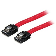 StarTech LSATA18 18in Latching SATA Cable Male SATA - Male SATA - 18 - Red picture