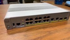 CISCO-8 Port Network IP Base Switch | WS-C3560CX-8XPD-S (NO RACK  EARS) picture