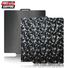 JUUPINE 3D Printer Build Plate 257x257mm PEO+PET Dual-Sided with Carbon Fiber picture