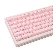 Pink Custom Translucent Side Printed Jelly Keycaps 113 Keys OEM Profile picture