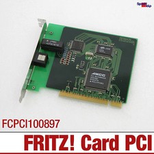 AVM Fritz Card PCI ISDN Controller Modem Fritzcard FCPCI100897 Top picture