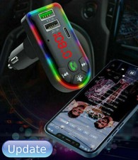 Car Bluetooth 5.0 MP3 Player FM Transmitter Radio 3.1A Fast Charger Adapter Lots picture