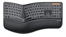 ProtoArc EK01 Plus Backlit Bluetooth Keyboard, Full Size, Black picture