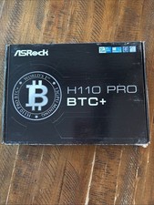 ASRock H110 Pro BTC+ Mining Motherboard in Original Box picture