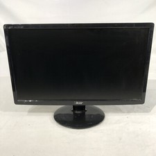 Acer S201HL Bd 20' Widescreen LED Monitor Black W/AC Adapter & DVI Cable picture