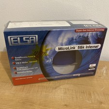 Elsa MicroLink 56K Internet Modem “Super Fast Browsing” NEW Sealed  picture