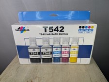 SUBILIMAKER T542 Sublimation Ink Set 5 Bottles 2x140ml for Epson Ecotank NEW picture