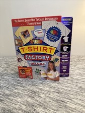2000 Vtg Art Explosion T-Shirt Factory Deluxe 2 CD-ROM Set New Open Box picture