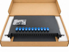 12 Port SC/UPC Single Mode Fiber Patch Panel 1U 19