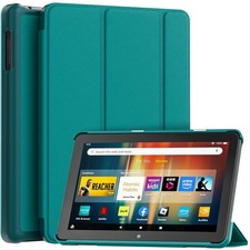 Lainergie Amazon Fire HD 8 Tablet Case 2024 2022 2020 Emerald Auto Wake Stand picture