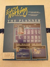 1987 Easy Working From Spinnaker The Planner IBM, Apple, Commodore 64/128 picture