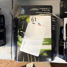 Genuine HP 61 Black and Tri-Color Ink Cartridges Combo Pack - New In Box picture