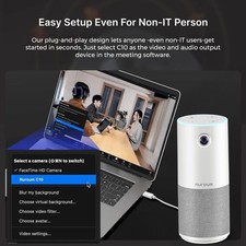 Nuroum Conference Webcam w/ Microphone Speaker for HD 1080P  All-in-1  AW-C10 picture