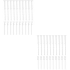 40Pcs Computer Fan Screws White Silicone Rubber Anti Noise Vibration Pins picture