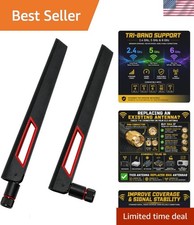 Versatile 10dBi WiFi Antenna Pair - Adjustable for Optimal Signal Direction picture