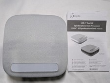 j5create USB-C 4K Speakerphone Dock (JCDS335) - Grey/White picture