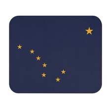 State Pride Mouse Pad, Alaska Edition, Flag Enthusiast Desk Accessory picture