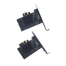 PCI Express X1 4X To 9 Port Expansion Card 6.0Gbps Speed Hot Swap Ready picture