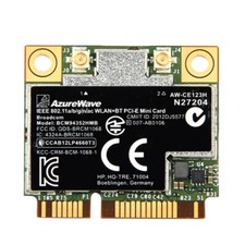 Azurewave AW-CE123H Broadcom BCM94352 802.11ac WiFi card+Bluetooth 4.0 for MAC picture