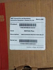 1PCS NEW ABB REF542plus 1VCF750090R0802 Via DHL or Fedex picture