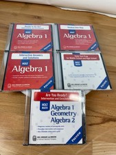 HOLT Algebra 1 Math CD-ROM Lot Sealed Intervention Test Prep Preview picture