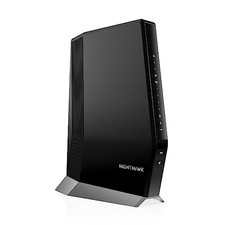 NETGEAR NIGHTHAWK CABLE MODEM AND WIFI 6 ROUTER COMBO CAX80 - BLACK picture