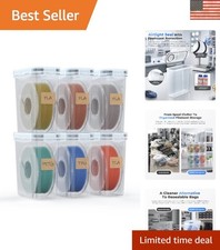 Versatile Filament Storage Kit - 6 Boxes with Desiccants, Labels & 4.0L Capacity picture