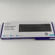 Targus AKB600 USB Wired Keyboard Full Size Black QWERTY PC Mac Desktop Computer picture