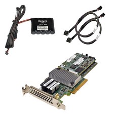 IBM ServeRAID M5210 12G RAID Controller 46C9111 +SAS Cable +4GB Cache +BBU LP picture