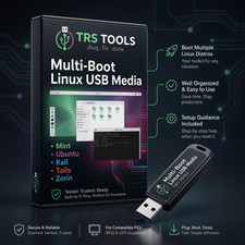 Multi-Boot Linux Mint Ubuntu Kali Tails Zorin Prepared USB picture