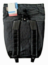 Computer Laptop Workwear Denim Jean Black Charcoal Backpack NWT CA-WWBP-CHCH picture