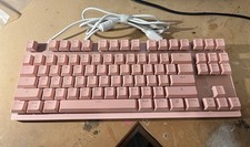 Motospeed Model K82 Mechanical Keyboard Pink, 87-Key RGB Gaming Keyboard picture