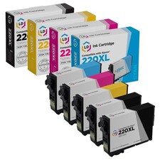 LD 5PK 220XL T220XL Ink Cartridge For Epson WorkForce WF-2750 WF-2760 WF-2630 picture