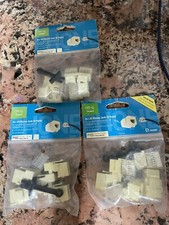 3x 5 pack of ON Q Legrand RJ-25 Phone Jack F9042-DM-V5 Almond Universal Keystone picture
