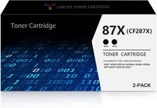 CF287X Toner Cartridge 2-Pack High Yield 36K Compatible HP M506 M501 M527 Series picture