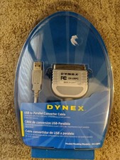 NEW DYNEX 6FT USB TO PARALLEL CONVERTER CABLE  (DX-UBPC)  Fast Ship picture