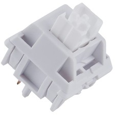 WS White Silent Linear Mechanical Switches Quiet PreLubed 35 PCS picture