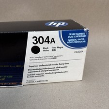 New Open Box HP 304A Black Original LaserJet Toner Cartridge, CC530A picture