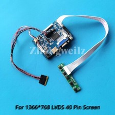 For LTN156AT15-C01/W01 Screen VGA AV HDMI LVDS 40 Pin 1366x768 LED Driver Board  picture