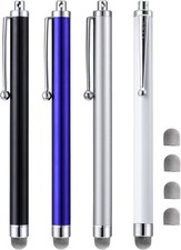 Stylus, 4 Pcs 5.0 Inch Mesh Fiber Tip Stylus Pens for Touch Screen, Compatible picture