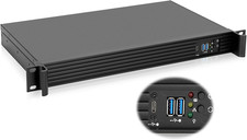 1U Compact Server/Desktop Mini-Itx Chassis - 9.84