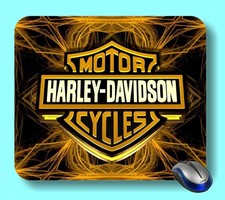 Harley Davidson Motorcycle Computer Mouse Pad Gift    ha06 picture