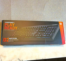 CyberPowerPC NOHI 02 RGB Illuminated Wired USB Gaming Keyboard, English QWERTY picture