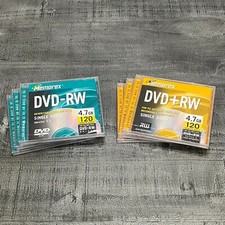 Lot of 3 Memorex DVD-RWs & 3 Memorex DVD+RWs - NEW picture