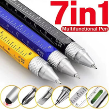 1pc 7-in-1 Multi Tool Stylus Pen Screwdriver Ruler Level Touch - NEW picture