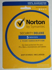 Norton Security Deluxe - 5 Device for 21353845. Unused picture