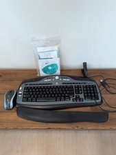 Logitech Wireless MX 3000 Laser Keyboard, Mouse, Dongle Complete W/Manual  picture